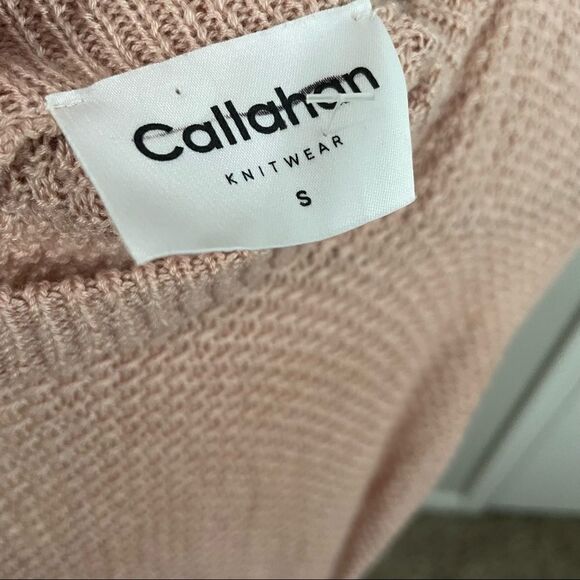 Anthropologie Callahan belted knit sweater midi dress - mauve - Picture 10 of 10